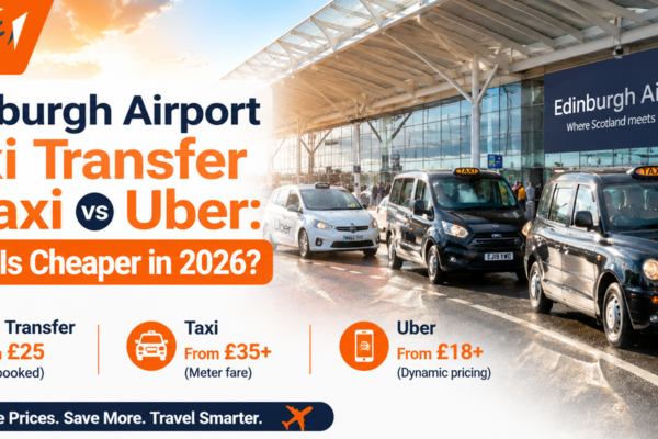 Edinburgh Airport Taxi Transfer vs Taxi vs Uber: Which Is Cheaper in 2026?
