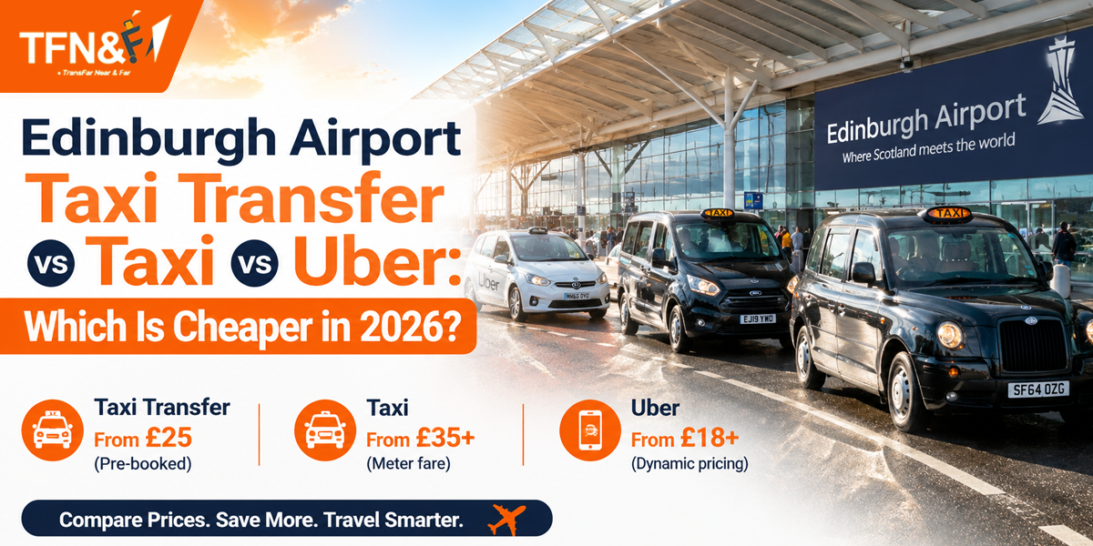 Edinburgh Airport Taxi Transfer vs Taxi vs Uber: Which Is Cheaper in 2026?